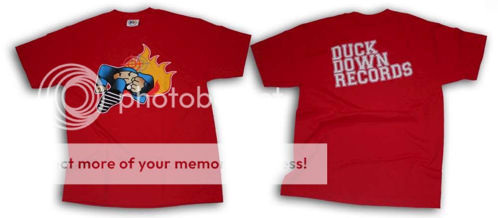 running logo shirts. Duck Down Logo Red T-Shirt