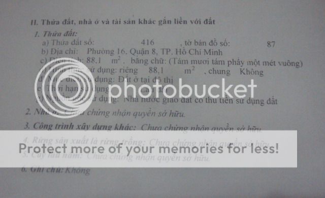 Cần bán đất Quận 8: 5m x 20m đã có sổ hồng. - 1