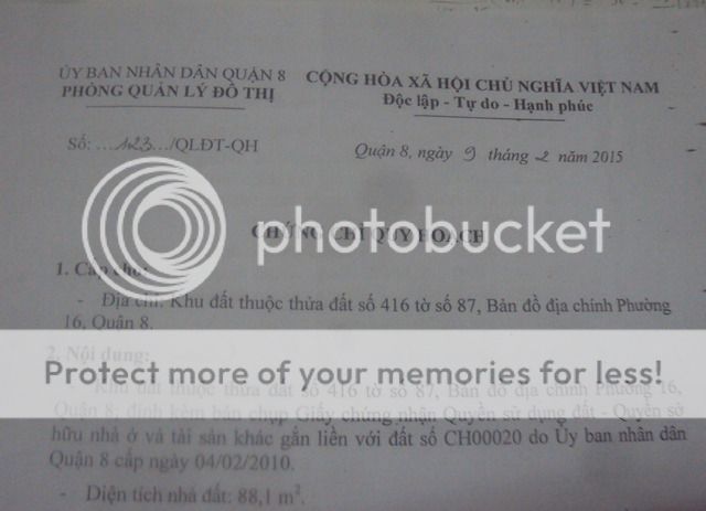 Cần bán đất Quận 8: 5m x 20m đã có sổ hồng. - 3