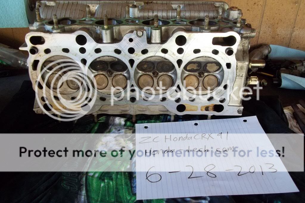 H22 Head, Cams, VTEC Solenoid, Powdercoated Valve Cover Honda D
