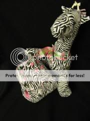 Zebra Print Fitted Diaper