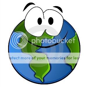 Cartoon Happy Earth